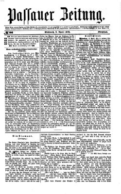 Passauer Zeitung Mittwoch 9. April 1873