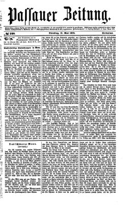 Passauer Zeitung Dienstag 13. Mai 1873