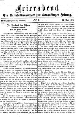 Feierabend (Straubinger Zeitung) Montag 20. Mai 1872
