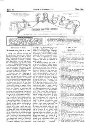 La frusta Donnerstag 8. Februar 1872