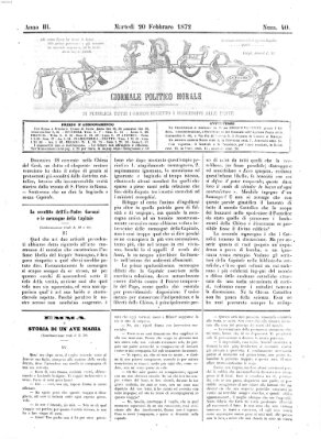 La frusta Dienstag 20. Februar 1872
