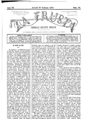 La frusta Donnerstag 22. Februar 1872
