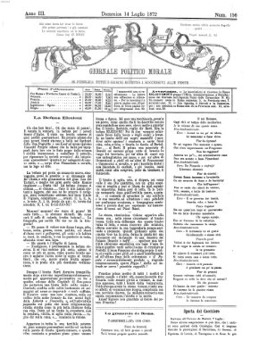 La frusta Sonntag 14. Juli 1872