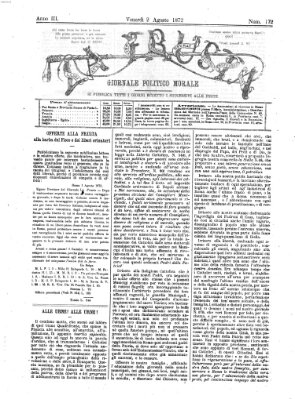 La frusta Freitag 2. August 1872
