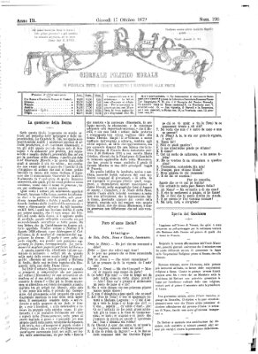 La frusta Donnerstag 17. Oktober 1872
