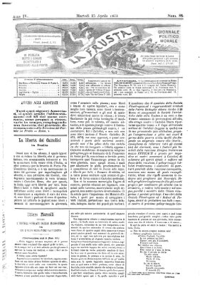 La frusta Dienstag 15. April 1873