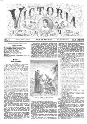 Victoria Donnerstag 22. Februar 1872