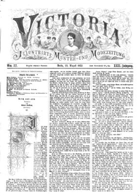 Victoria Donnerstag 22. August 1872