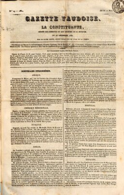 La constituante Donnerstag 12. Mai 1831