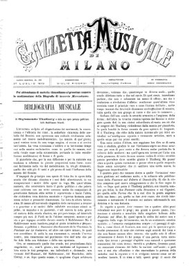 Gazzetta musicale di Milano Sonntag 27. Juli 1873