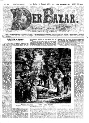 Der Bazar Montag 5. August 1872