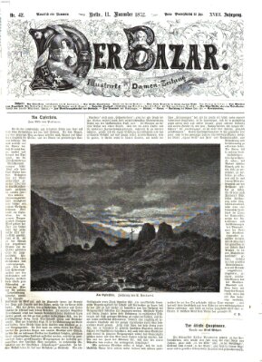 Der Bazar Montag 11. November 1872
