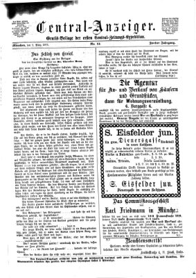 Central-Anzeiger Sonntag 9. März 1873