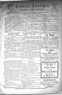 Central-Anzeiger Donnerstag 8. Mai 1873