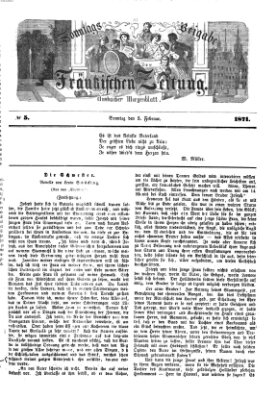 Fränkische Zeitung (Ansbacher Morgenblatt) Sonntag 5. Februar 1871
