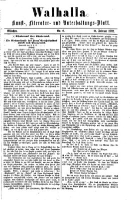Walhalla (Der Bayerische Landbote) Sonntag 11. Februar 1872