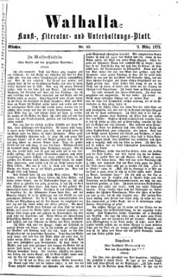 Walhalla (Der Bayerische Landbote) Sonntag 9. März 1873