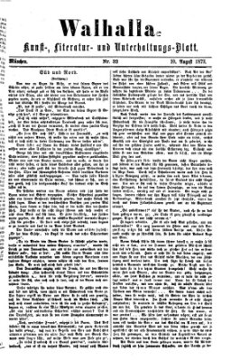 Walhalla (Der Bayerische Landbote) Sonntag 10. August 1873