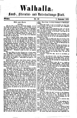 Walhalla (Der Bayerische Landbote) Sonntag 7. September 1873