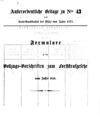 Königlich-bayerisches Kreis-Amtsblatt der Pfalz (Königlich bayerisches Amts- und Intelligenzblatt für die Pfalz) Freitag 30. Juni 1871