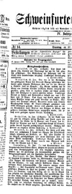 Schweinfurter Anzeiger Dienstag 17. Januar 1871