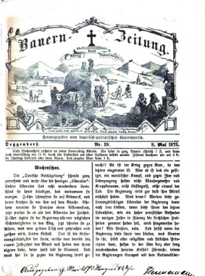 Bauern-Zeitung Donnerstag 8. Mai 1873