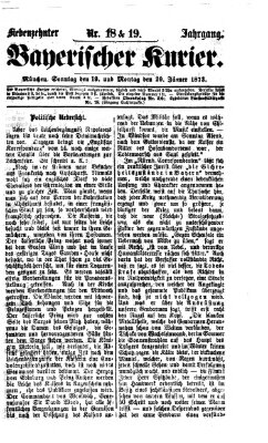 Bayerischer Kurier Montag 20. Januar 1873