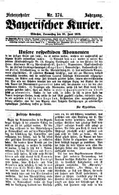 Bayerischer Kurier Donnerstag 26. Juni 1873