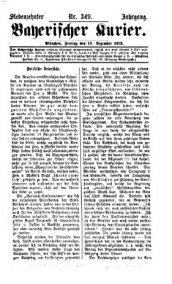 Bayerischer Kurier Freitag 19. Dezember 1873