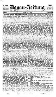 Donau-Zeitung Samstag 1. Juli 1871