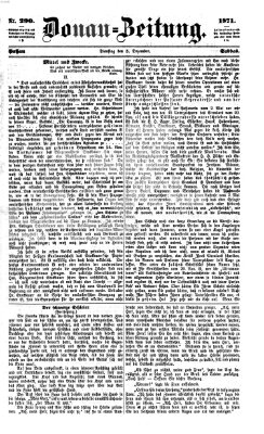Donau-Zeitung Dienstag 5. Dezember 1871