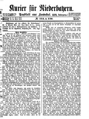 Kurier für Niederbayern Montag 28. April 1873