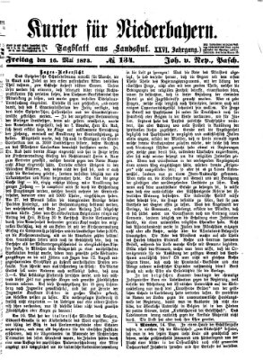 Kurier für Niederbayern Freitag 16. Mai 1873
