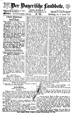 Der Bayerische Landbote Sonntag 15. Januar 1871
