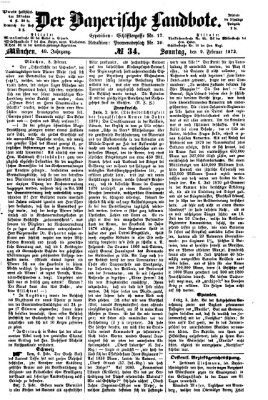 Der Bayerische Landbote Sonntag 9. Februar 1873