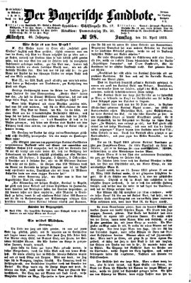 Der Bayerische Landbote Samstag 26. April 1873