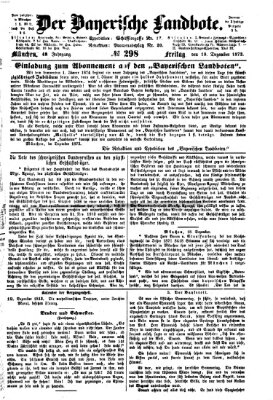 Der Bayerische Landbote Freitag 19. Dezember 1873