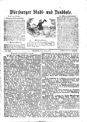 Würzburger Stadt- und Landbote Samstag 2. März 1872