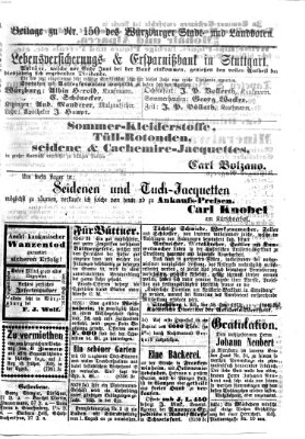 Würzburger Stadt- und Landbote Montag 24. Juni 1872
