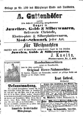 Würzburger Stadt- und Landbote Samstag 14. Dezember 1872
