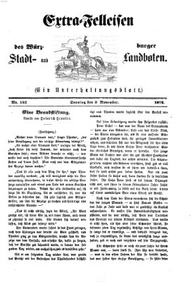 Extra-Felleisen (Würzburger Stadt- und Landbote) Sonntag 3. November 1872