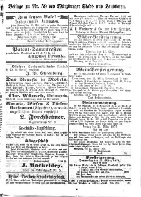 Würzburger Stadt- und Landbote Montag 10. März 1873