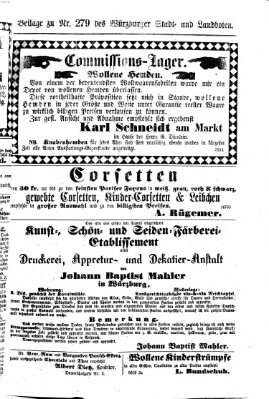 Würzburger Stadt- und Landbote Samstag 22. November 1873