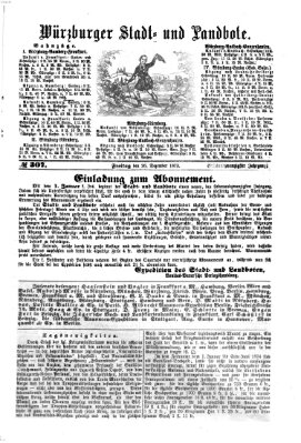 Würzburger Stadt- und Landbote Freitag 26. Dezember 1873
