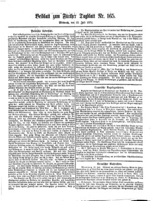 Fürther Tagblatt Mittwoch 12. Juli 1871