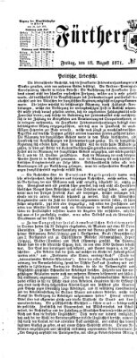 Fürther Tagblatt Freitag 18. August 1871