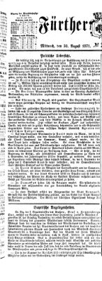 Fürther Tagblatt Mittwoch 30. August 1871