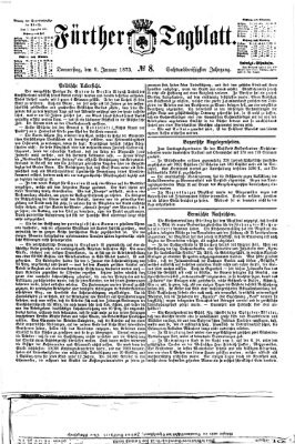 Fürther Tagblatt Donnerstag 9. Januar 1873