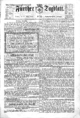 Fürther Tagblatt Dienstag 25. März 1873