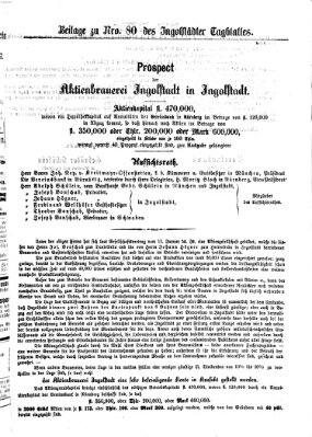 Ingolstädter Tagblatt Samstag 5. April 1873